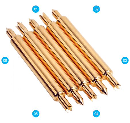 華榮華雙頭探針、高頻測(cè)試彈簧探針、pogopin探針、層層嚴(yán)格質(zhì)檢，保證產(chǎn)品零缺陷