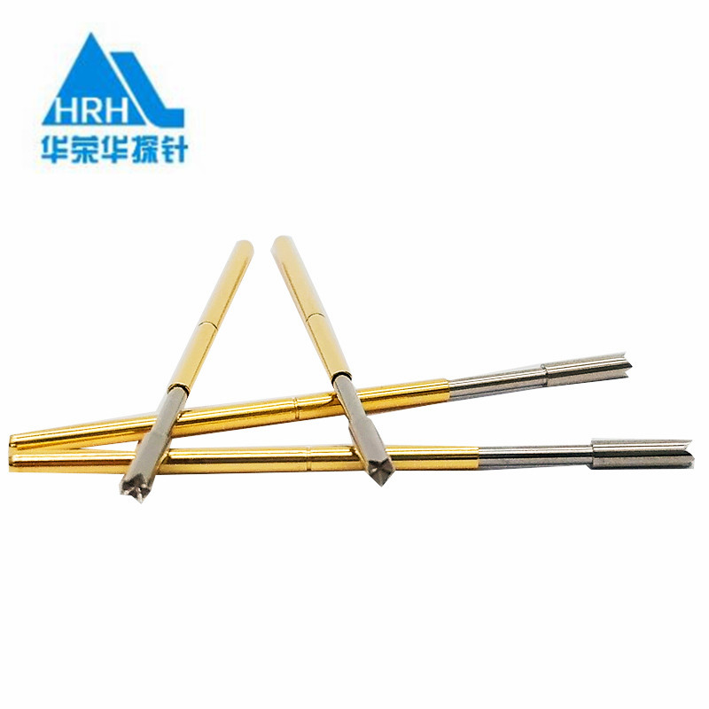 G1353-Q探針、四爪頭探針、1.36mm測試針、總長36.5mm、彈簧針圖片、測試針圖片、頂針圖片、探針圖片