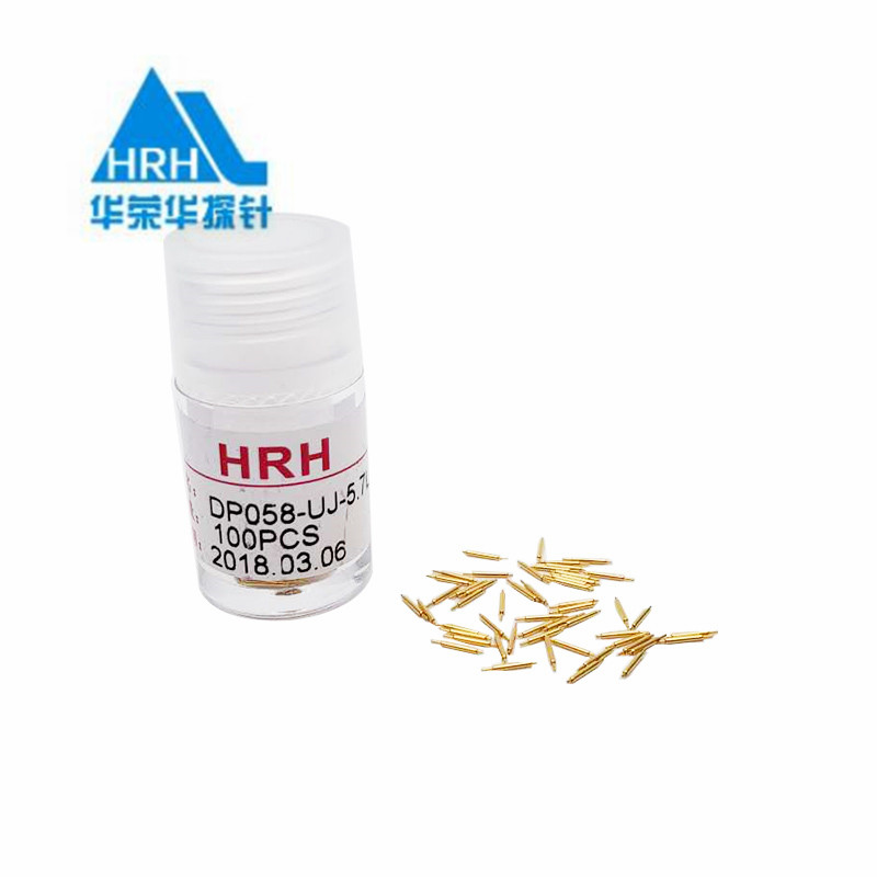 058雙頭探針尺寸、BGA雙頭探針、兩頭帶彈簧探針、雙頭測(cè)試探針圖片