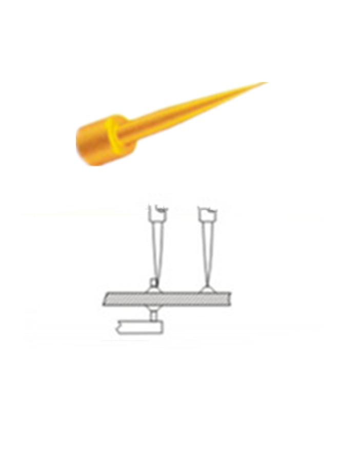 探針頭型、測試探針探針頭、探針頭部形狀、頂針頭