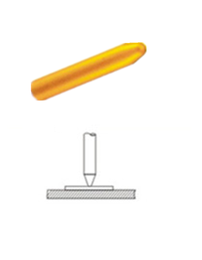 探針頭型、測試探針探針頭、探針頭部形狀、頂針頭